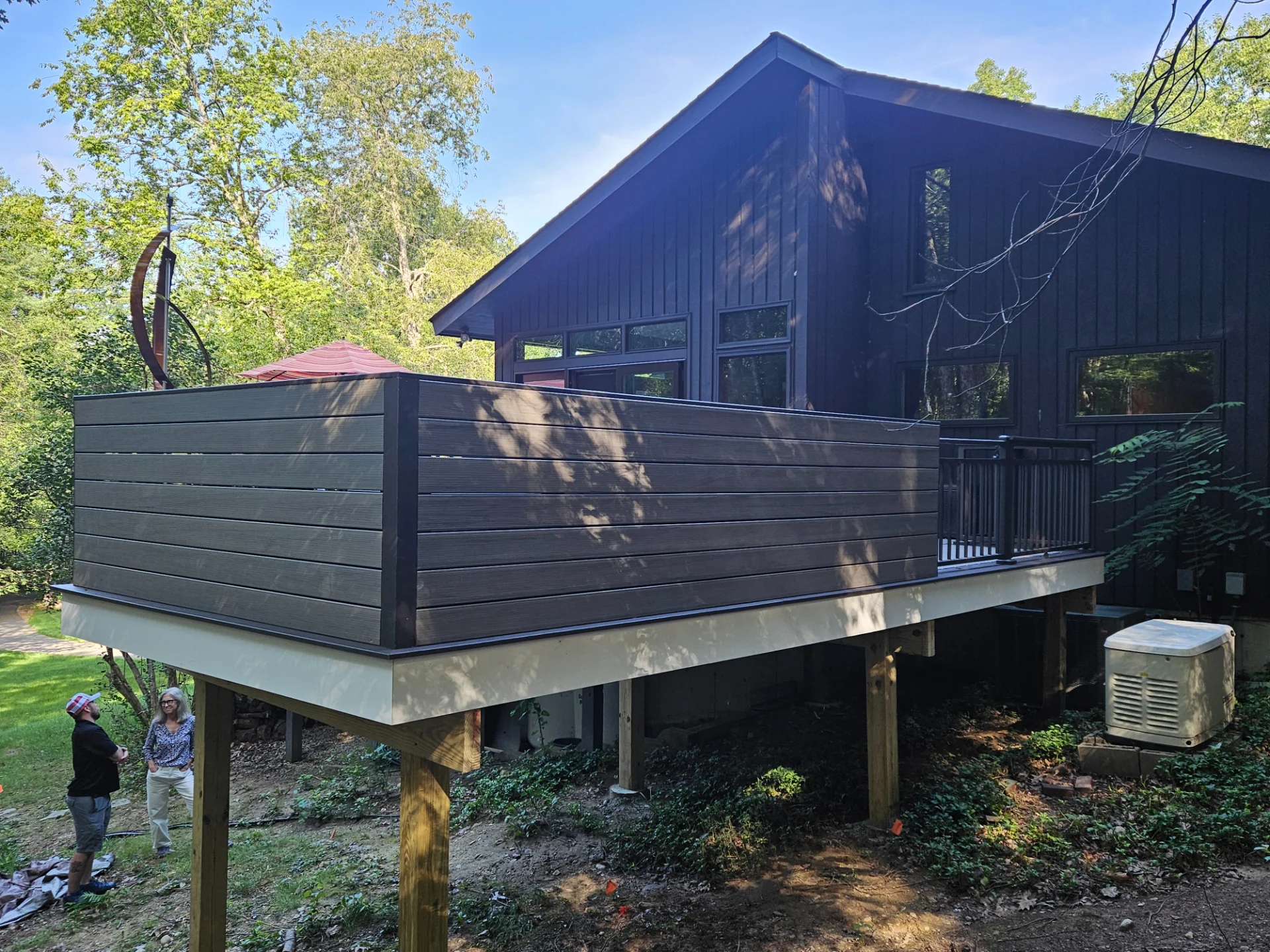Privacy Screen Installation in Bolton, MA | Timber, Mesh & Solid | Deck It