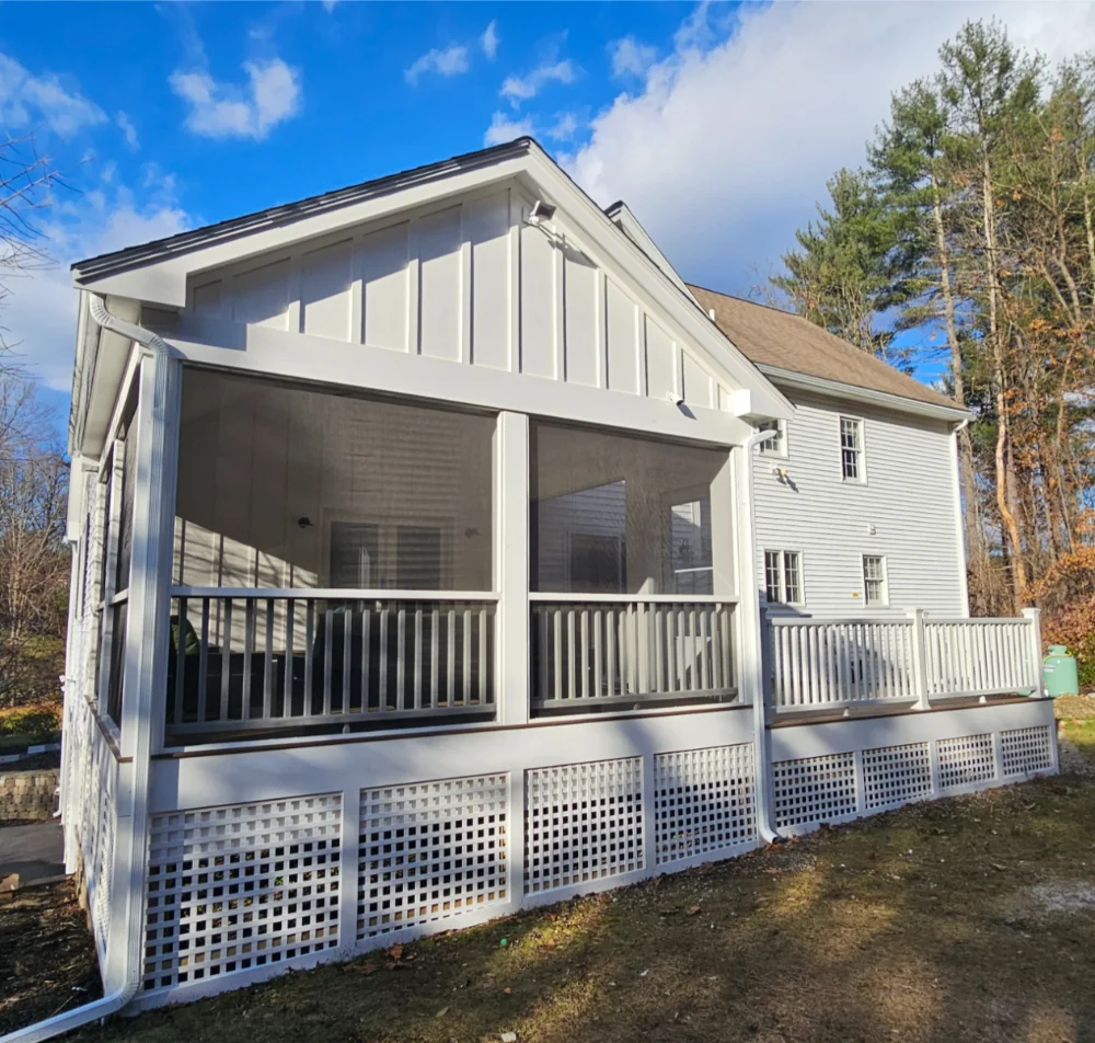 Screened In Porch Installation in Bolton, MA | Bug-Free Outdoor Living | Deck It
