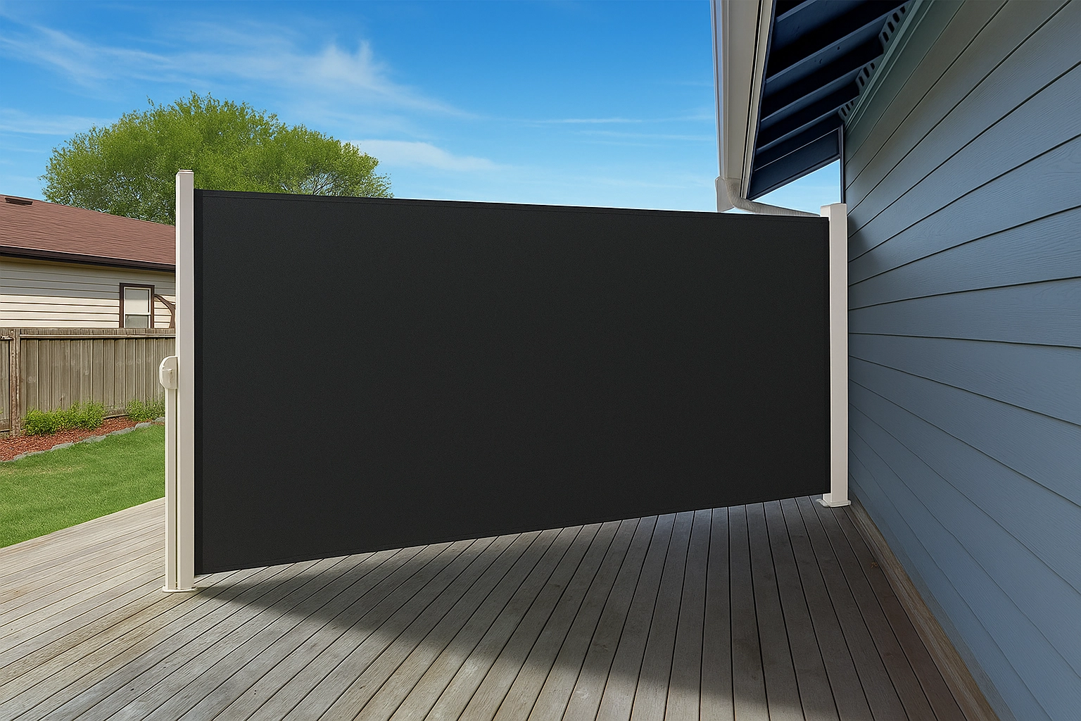 Retractable Privacy Screen